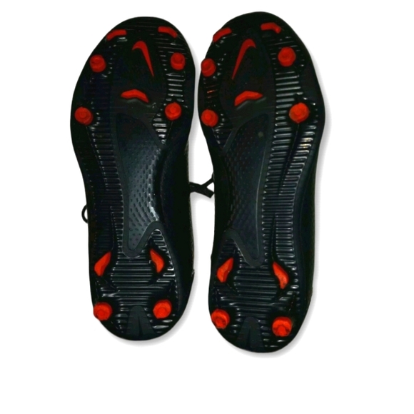 Nike Phantom GT Elite FG Black Chile Red Cleats (CK8439-060) Men's Size 6 - Picture 3 of 4